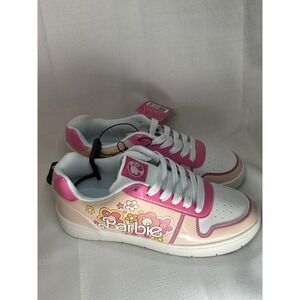 Women's Mattel Barbie Sneakers Casual Court Tennis Shoes Pink Sz 8